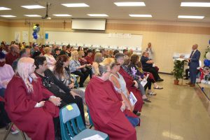 Director of Education Danny Viotto addresses gathering