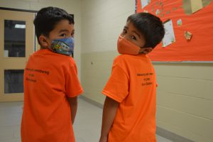 twins honouring their grandfather