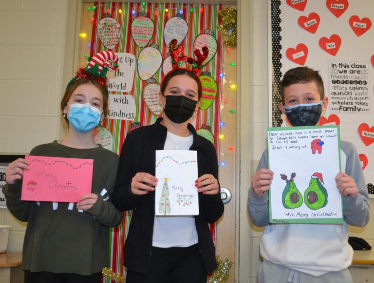 St. Mary's French Immersion students