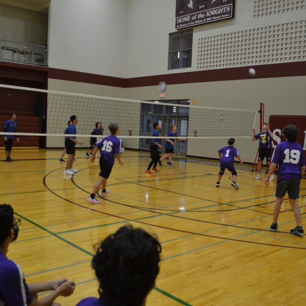 Holy cross boys in action