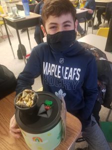 male student leprechaun trap