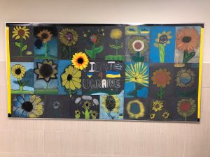 sunflower art to support ukraine