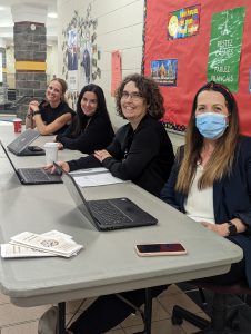 The St. Basil Meet the Teacher Night reception team