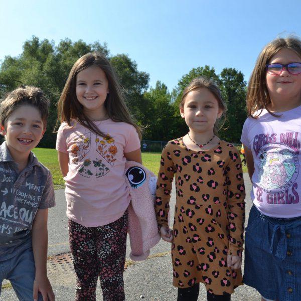 four young students