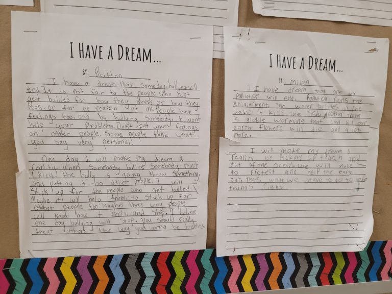 I Have a Dream St. Francis French Immersion