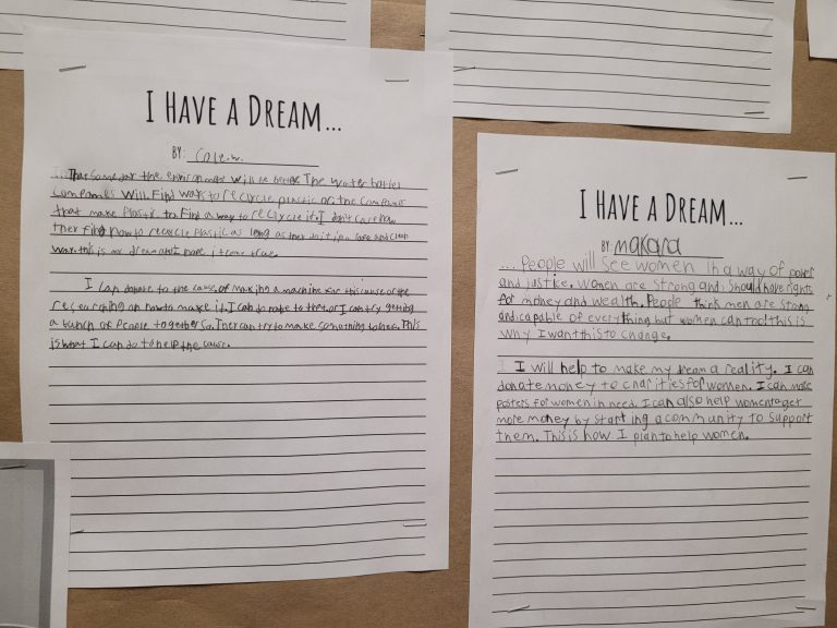 student stories I Have a Dream