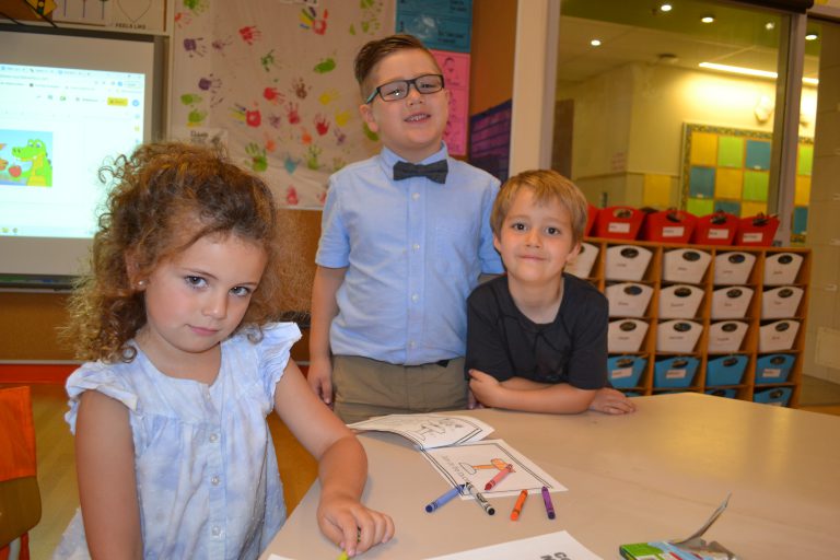 kindergarten students
