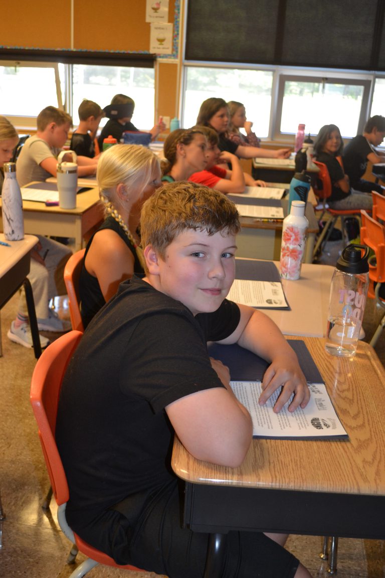 students in classroom