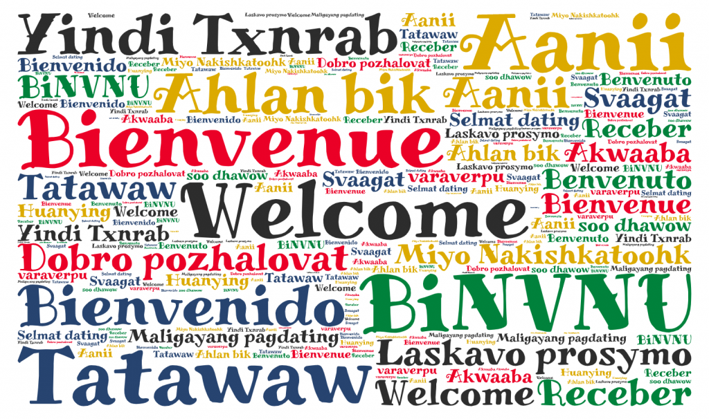 Welcome Word Cloud