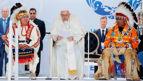 Pope Francis Address, Maskwacis, Alberta