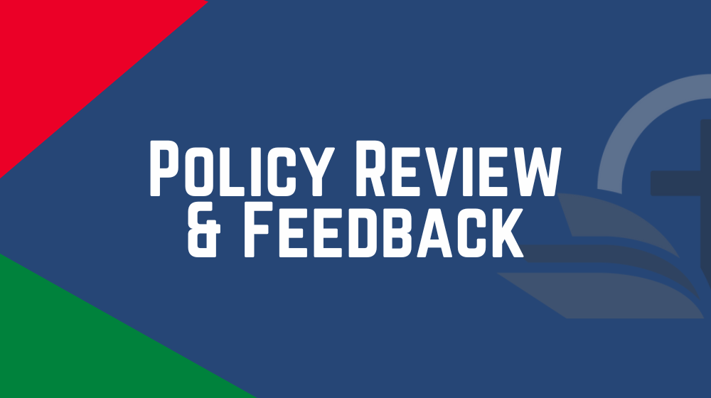 December Policy Review & Feedback