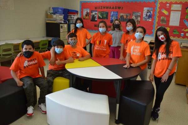 Indigenous students at Holy Cross