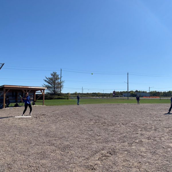 St. Francis girls in action